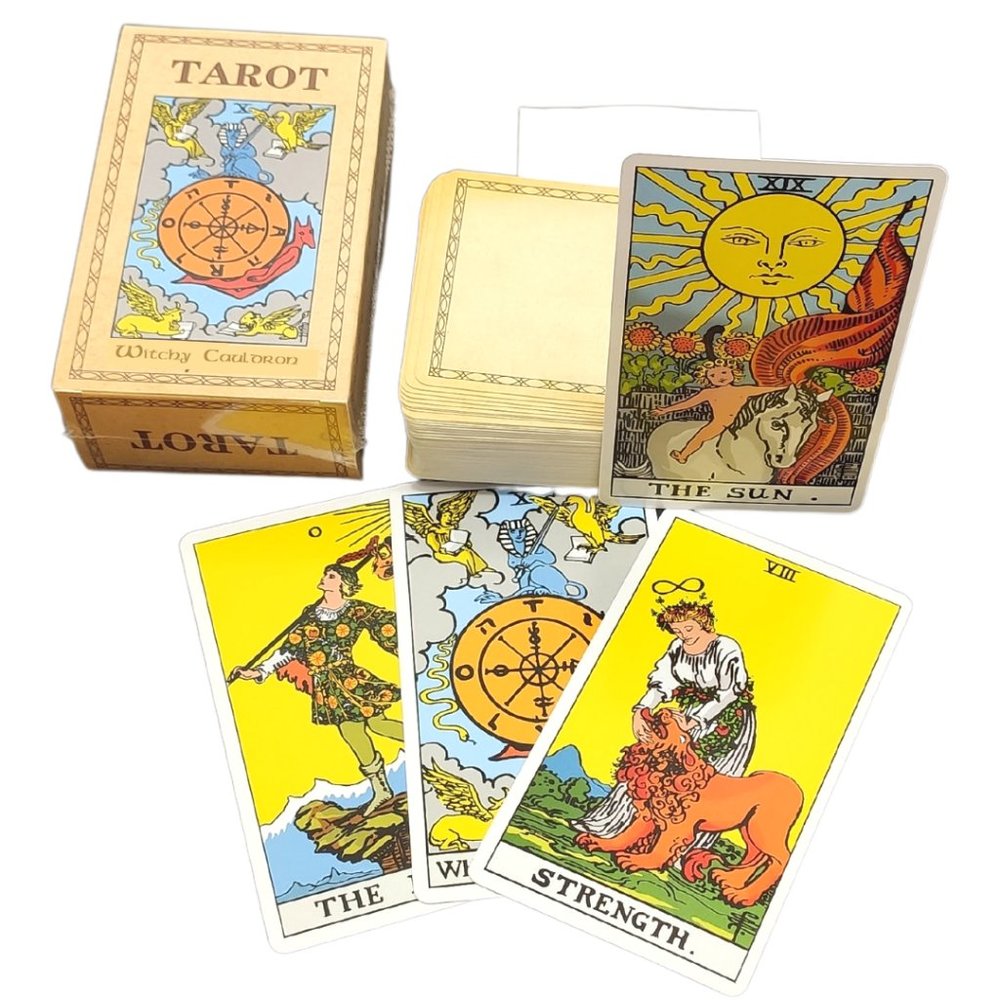 Tarot Cards With Guide Book For Beginner Rider Card Deck - Picture 3 of 9
